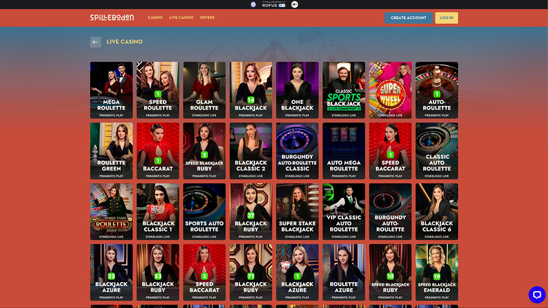 Croupier en direct de Spilleboden Casino sur ordinateur