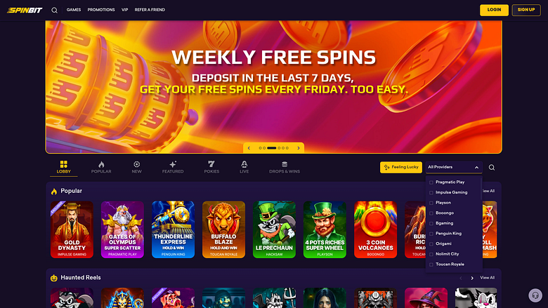 SpinBit Casino Desktop Game Developers