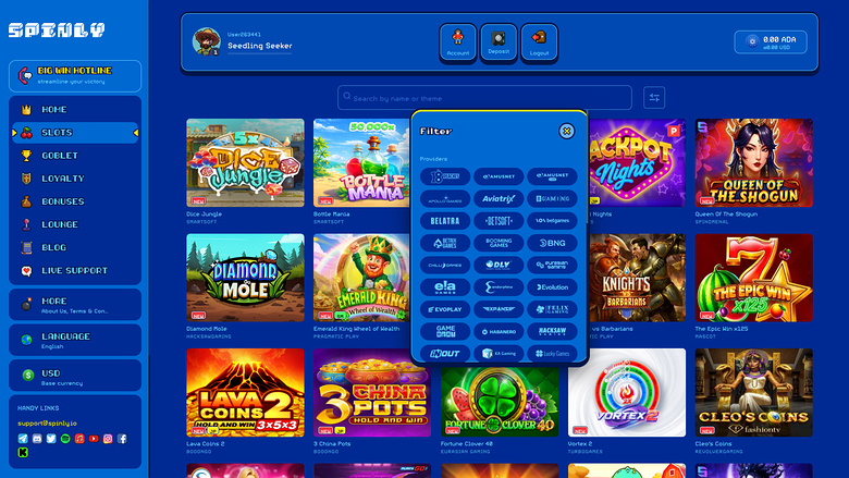 Spinly Casino Desktop Game Developers