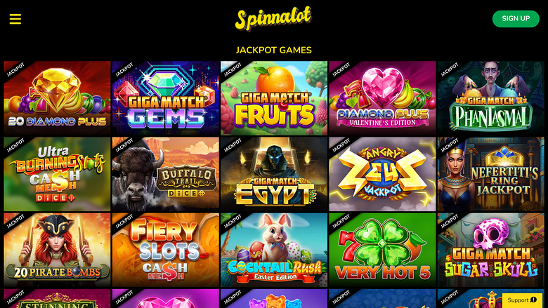 Spinnalot Casino Desktop Jackpot