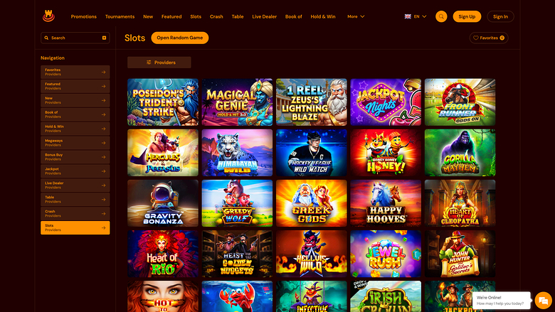 Spinscastle Casino Desktop Games