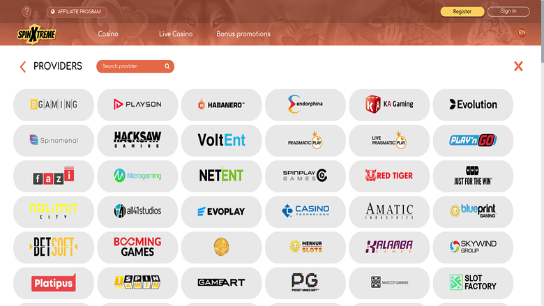 Capture d'écran de SpinXtreme pour ordinateur par les développeurs du jeu