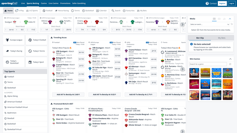 Sportingbet Casino Desktop Sports