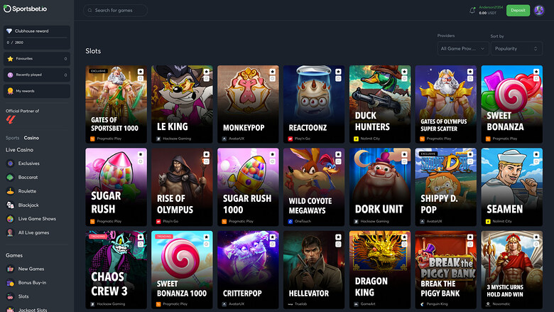 Sportsbet.io Desktop Games