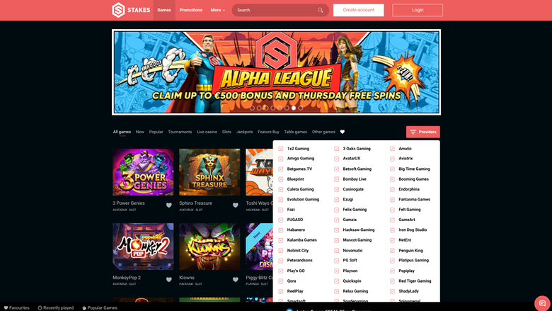 Stakes Casino Desktop Game Developers