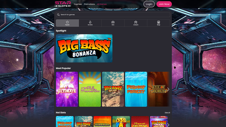 Giochi desktop di Star Slots