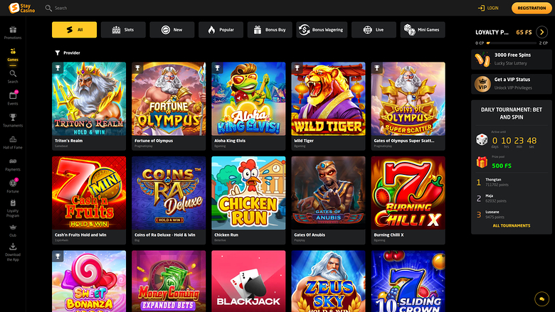 Jeux de bureau StayCasino