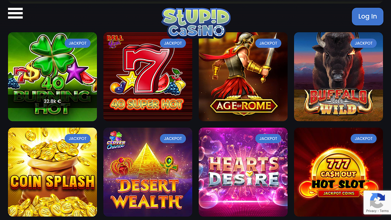 Jackpot de bureau de Stupid Casino