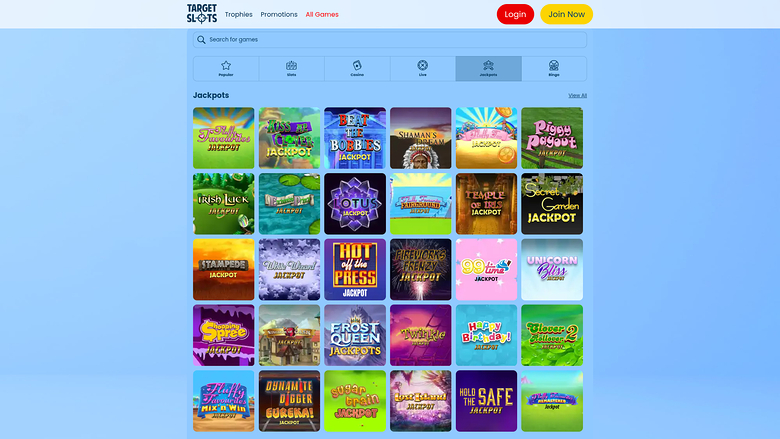 Target Slots Desktop Jackpot