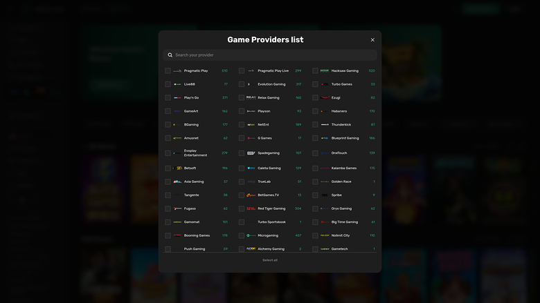 Tether Bet Casino Desktop-Spieleentwickler