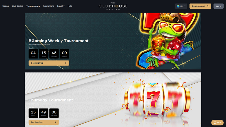Tournois de bureau de The Club House Casino