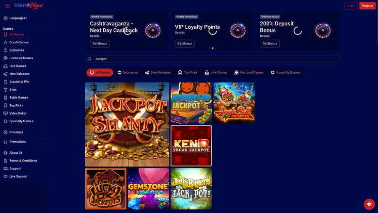 Questo è Vegas Desktop Jackpot