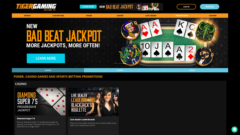 Promotions de bureau de TigerGaming Casino