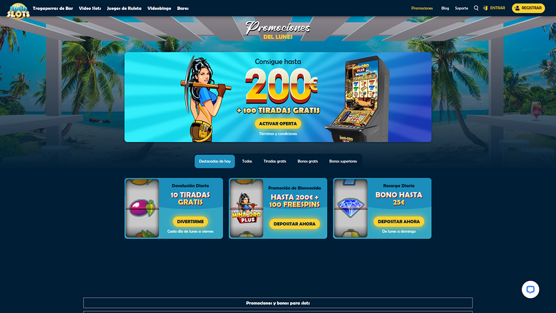 Promozioni desktop di Todo Slots