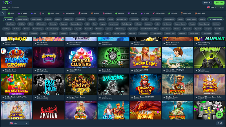 Toxi Casino Desktop Game Developers