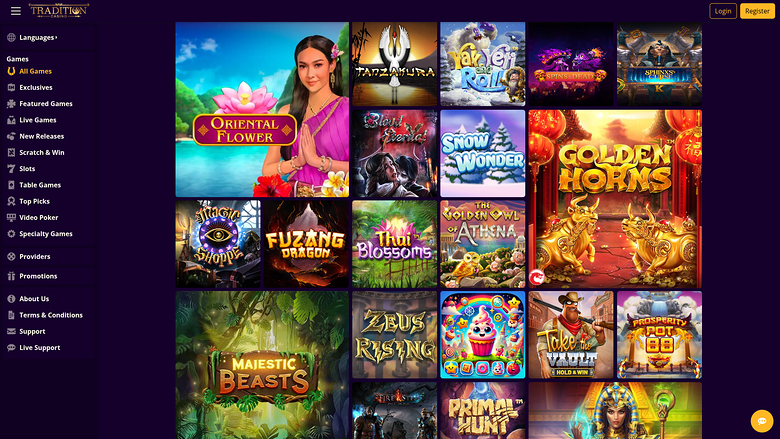 Jeux de bureau de Tournaverse Casino