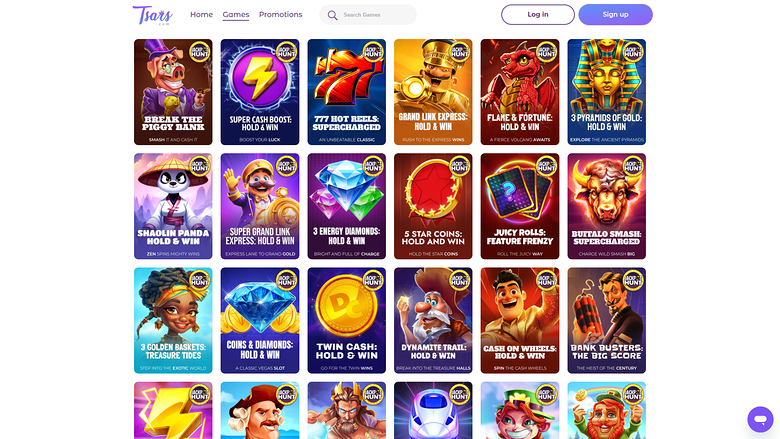 Jackpot desktop di Tsars Casino