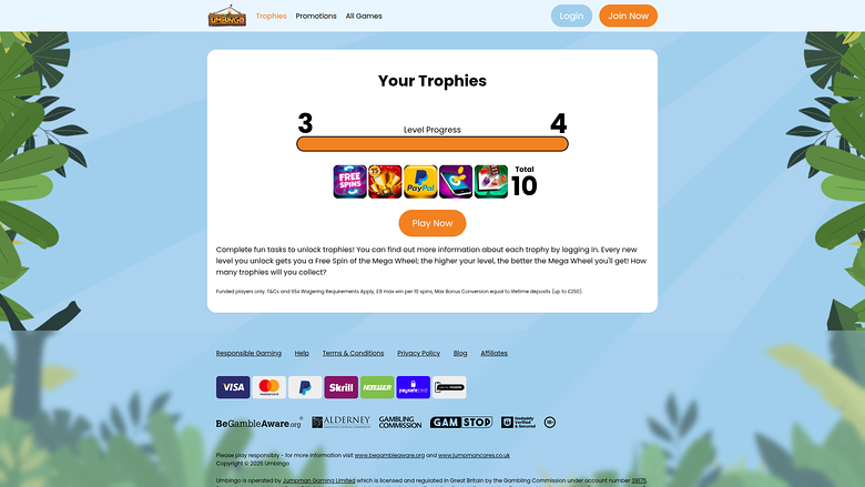 Trofei desktop di Umbingo