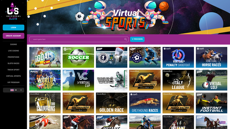 Universal Slots Desktop-virtuelle Sportarten