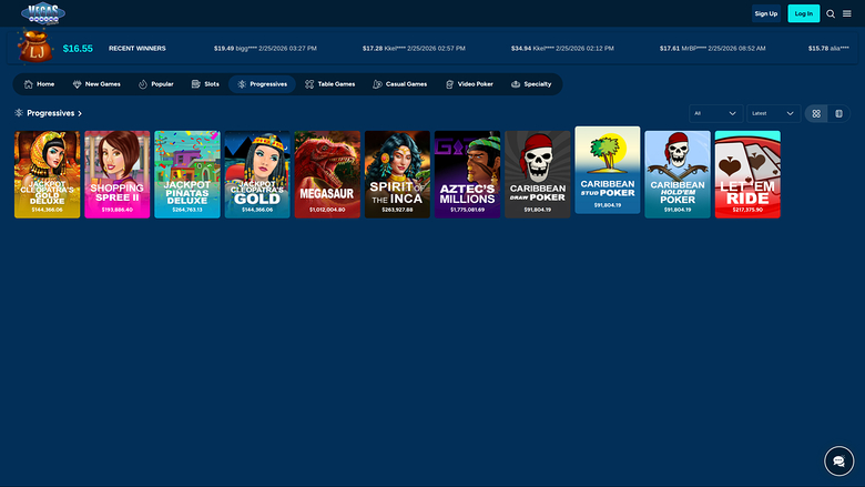 Vegas Casino Online Desktop Jackpot