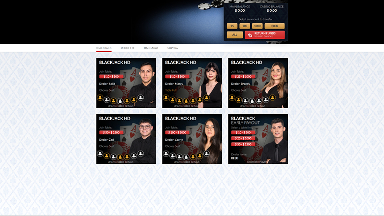 Vegas Casino Online Desktop Live Dealer