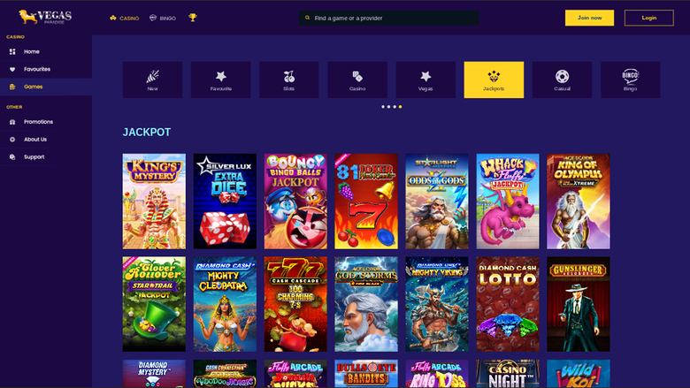 Jackpot de bureau de Vegas Paradise Casino