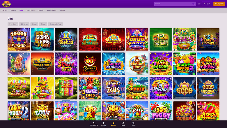 Jeux de bureau de Vegas Slot Casino