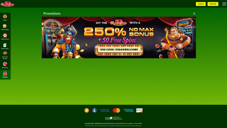 Vegas Strip Casino Desktop Promotions