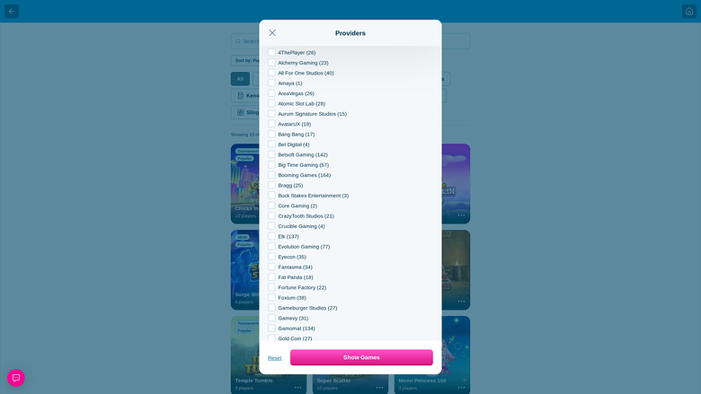 Vera John Casino - Desenvolvedores de Jogos para Computador