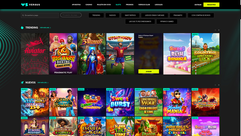 Versus Casino Desktop Games