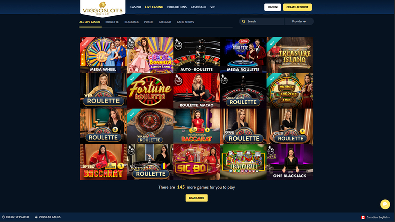 Croupier en direct sur bureau de Viggoslots Casino
