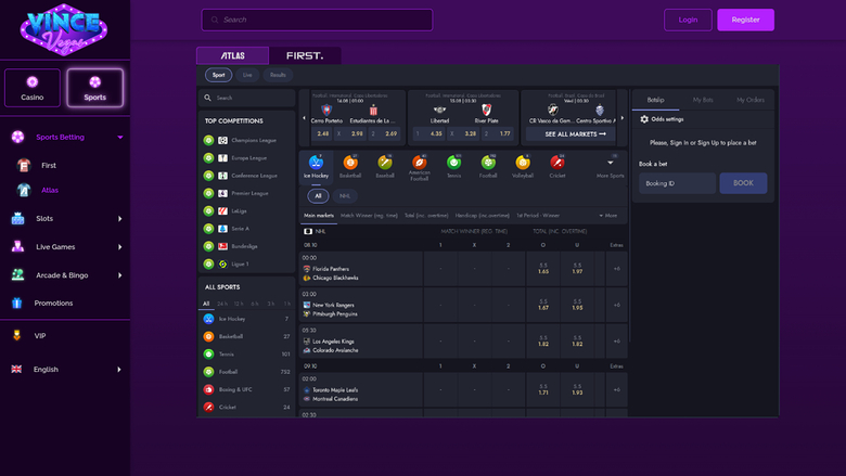 Vince Vegas Casino Desktop Sports