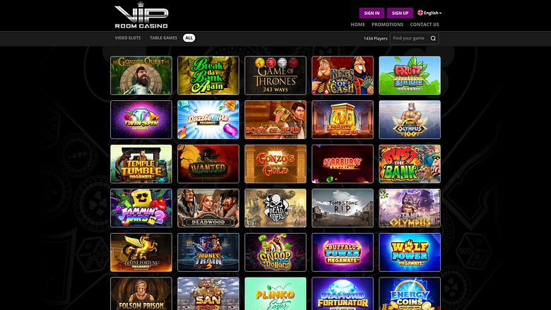Jeux de bureau de VIP Room Casino