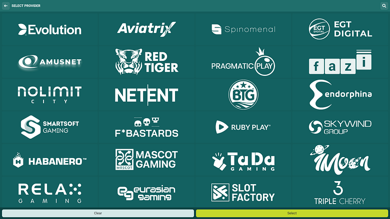 VivatBet Casino Desktop-Spieleentwickler