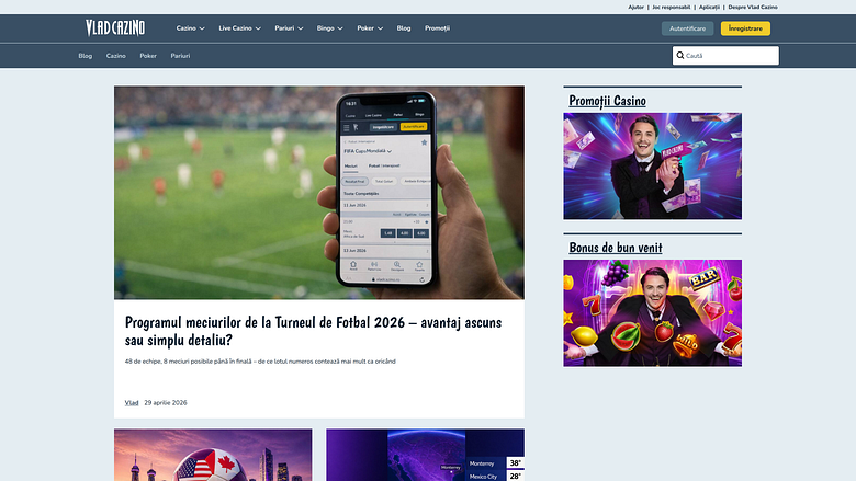 Blog Vlad Casino (version ordinateur)