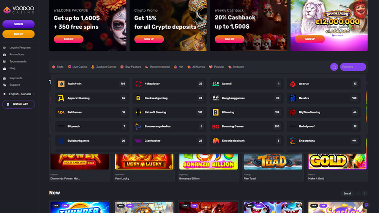 Voodoo Casino Desktop Game Developers