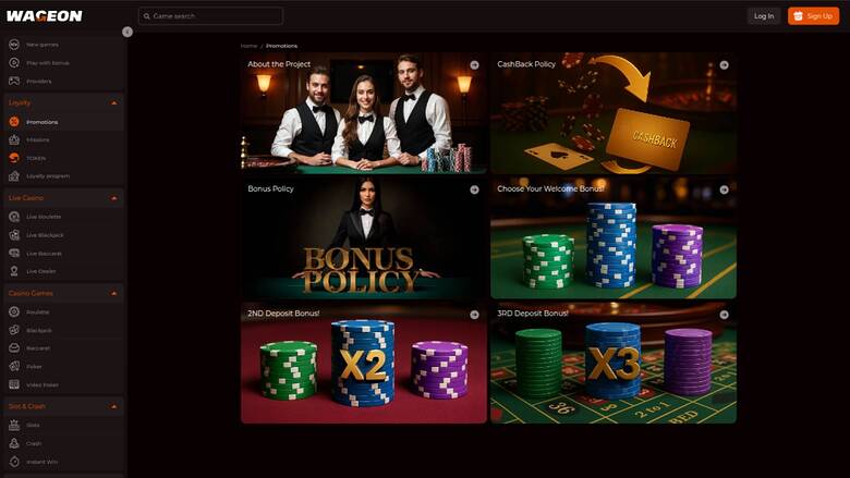 Promotions du casino Wageon