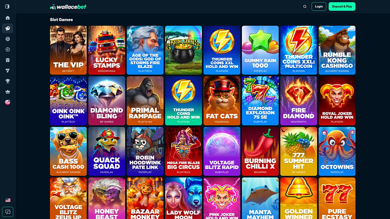 Giochi per computer del casinò Wallacebet