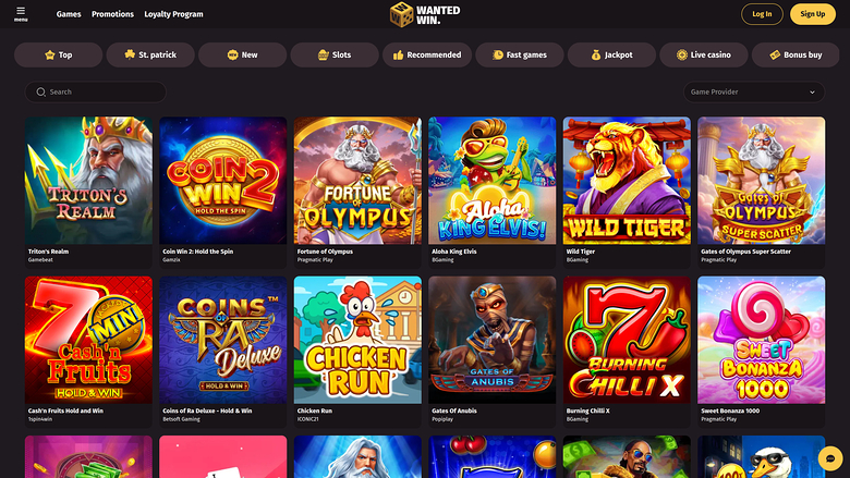 WantedWin Desktop Games