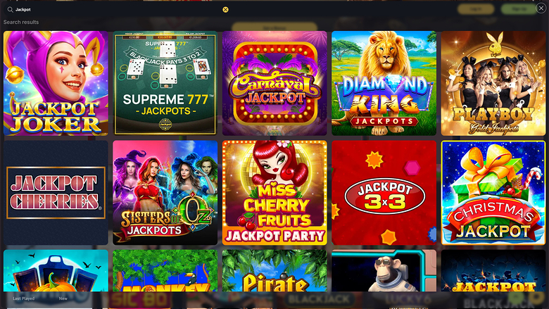 WantedWin Desktop Jackpot