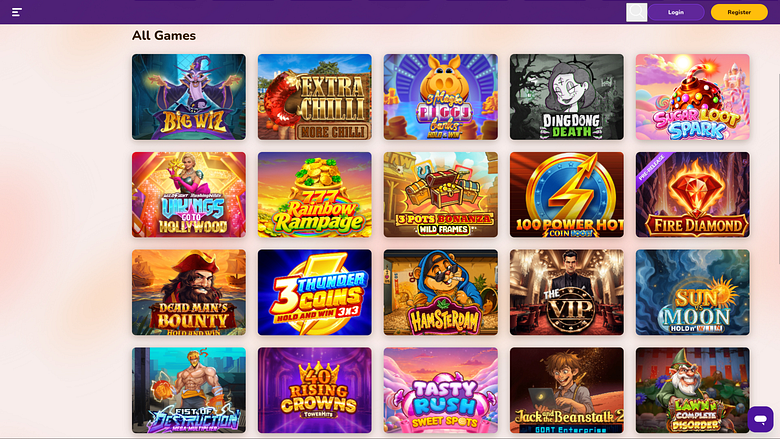 Wild Sultan Casino Desktop-Spiele