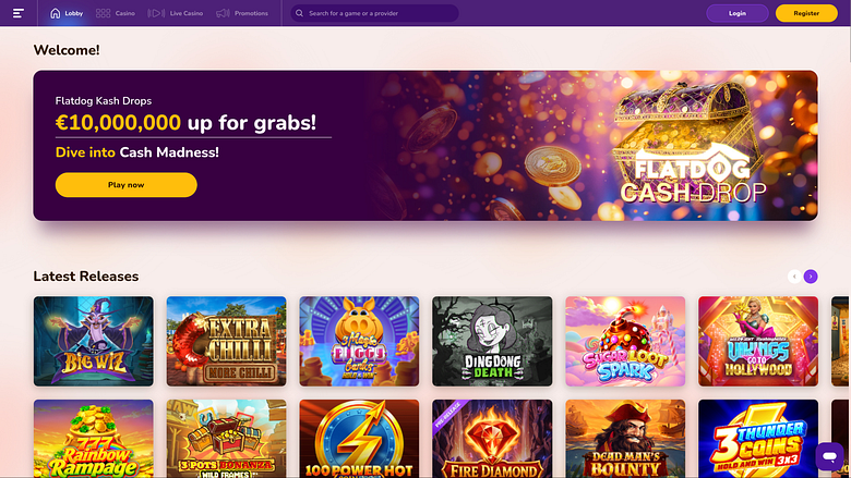 Wild Sultan Casino Desktop-Startseite