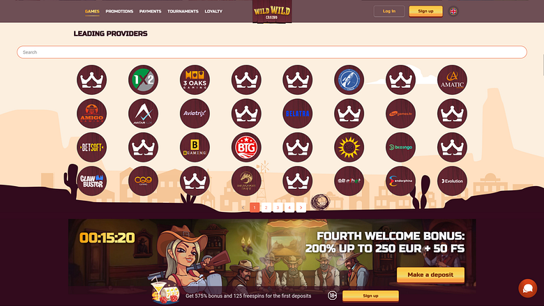 Sviluppatori del gioco per computer Wild Wild Casino