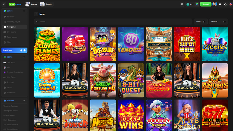 Juegos de escritorio de Win Casino