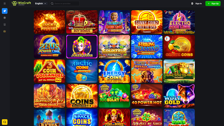 Bote de escritorio de WinCraft Casino