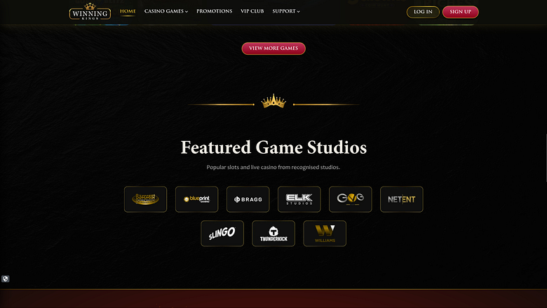 Desarrolladores de juegos de escritorio para Winning Kings Casino