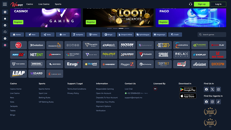 WinPot Desktop-Spielentwickler