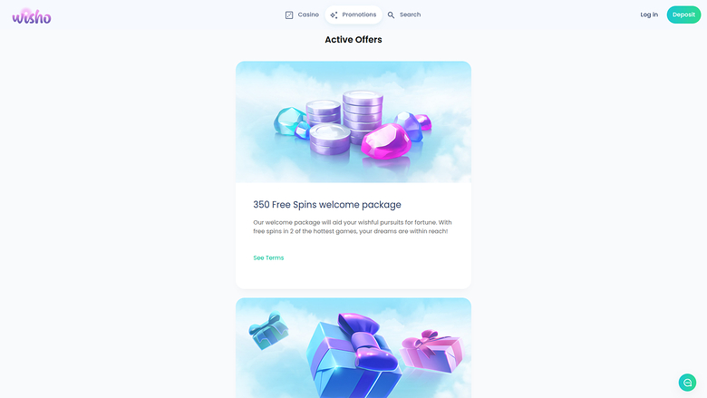 Promotions de bureau de Wisho Casino