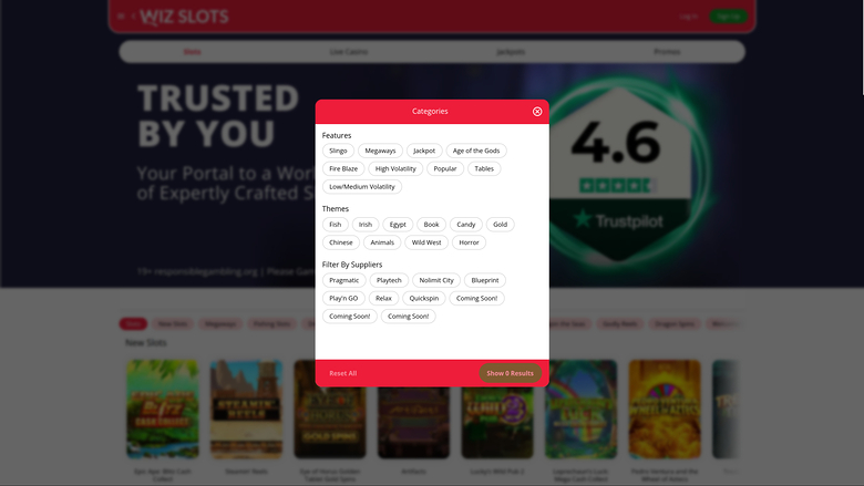Sviluppatori del gioco per desktop Wiz Slots Casino
