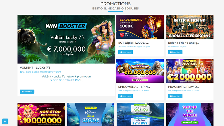 Promotions sur ordinateur de Wolfy Casino